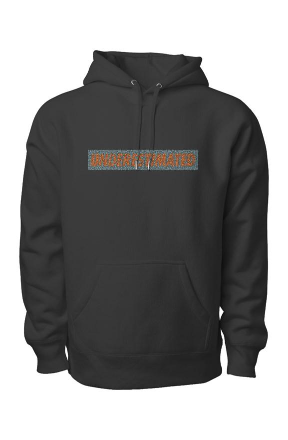 UNDERESTIMATED HOODIE/ black