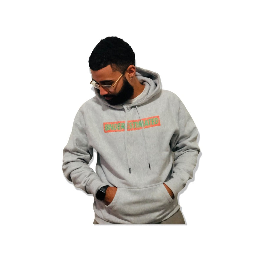 UNDERESTIMATED GREY HOODIE